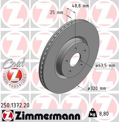ON FREN AYNASI CONNECT 12 > FOCUS III 11>15 KUGA 12>14 VOLVO V40 T2-T3-T4-T5 C30 06>12 C70 II 07>12 S40 II 05>12 V50 04>  CV611125FA-CV611125GA-1829608
