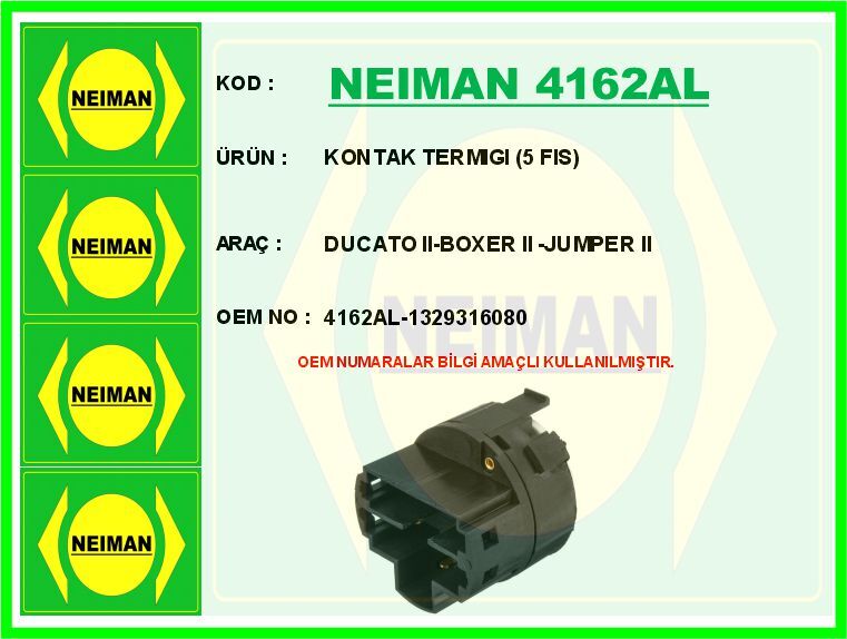 KONTAK TERMIGI 5 FIS DUCATO II-BOXER II -JUMPER II  4162AL-1329316080