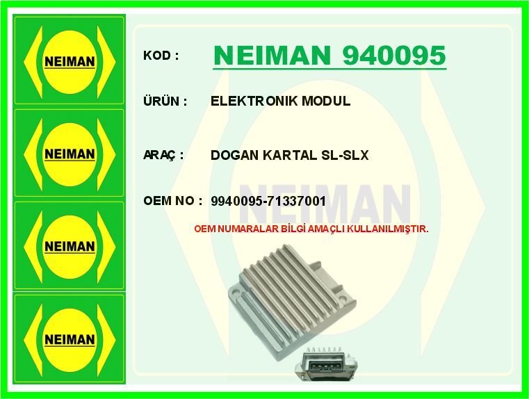 ELEKTRONIK MODUL DOGAN KARTAL SL-SLX  9940095-71337001