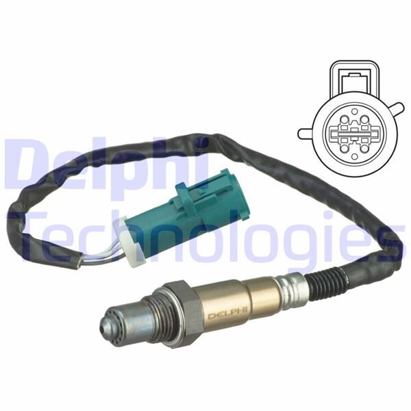 OKSİJEN SENSÖRÜ FOCUS CMAX 04 > FOCUS II 05 > VOLVO C30 07-12 - S40 04 > 435mm 0258006925  1309292-3M519F472AC-8653653