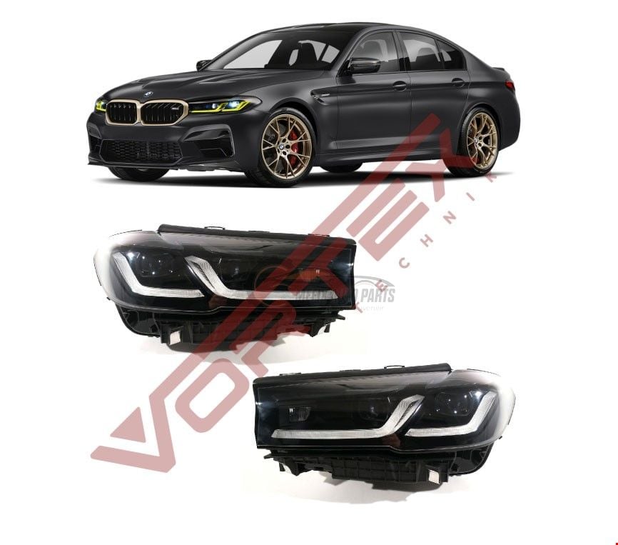 BMW - G30 2020- İÇİN SHADOW M5 CS FAR TAKIMI - 