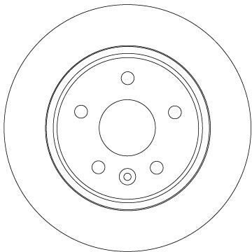 ARKA FREN AYNASI ASTRA K 15 > 264x60x5DL DOLU