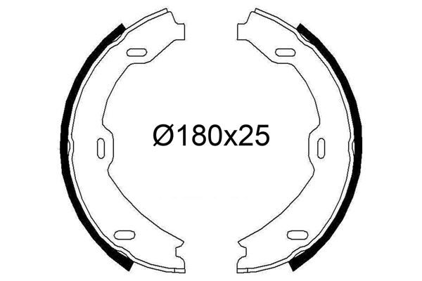 FREN BALATASI ARKA PARK FRENI MERCEDES S-CLASS W220 C215 99>06  A2204200520