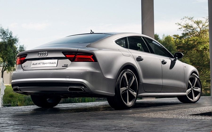 AUDİ - ARKA TAMPON DİFÜZÖRÜ S-LİNE A7 2015- - 4G8807521AC /AD