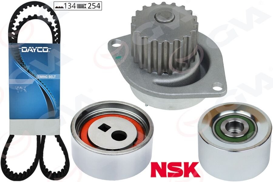 EKSANTRİK GERGİ KİTİ 134x254 P106 II 1.6 96- TU5J4 -SAXO 1.6 96-03 TU5JP4 K015458XS  0831.L1-0831.T9-0831.L0