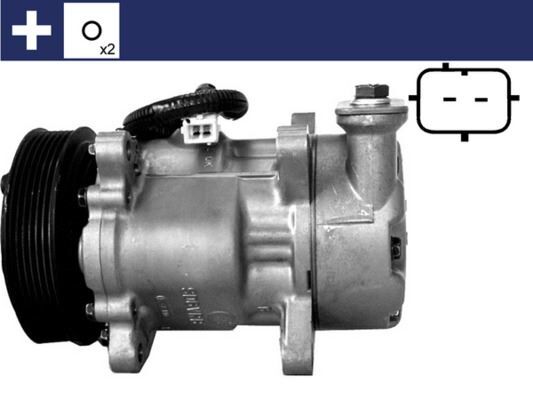 KLİMA KOMPRESÖRÜ PEUGEOT P206 98>09 1.1-1.4-1.6 CITROEN XSARA PİCASSO 99>10 1.6 TU5  6453.CN-6453.JG-9628239480-6453.EH