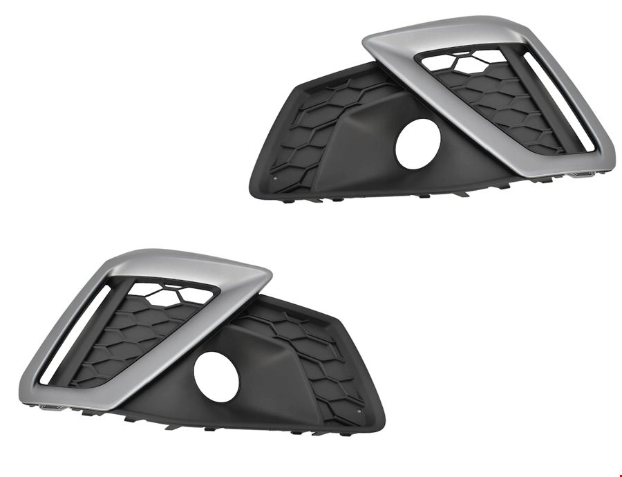 AUDİ - ÖN TAMPON IZGARASI SOL S-LİNE (GRİ) A4 2020- - 8W0807681M 9B9