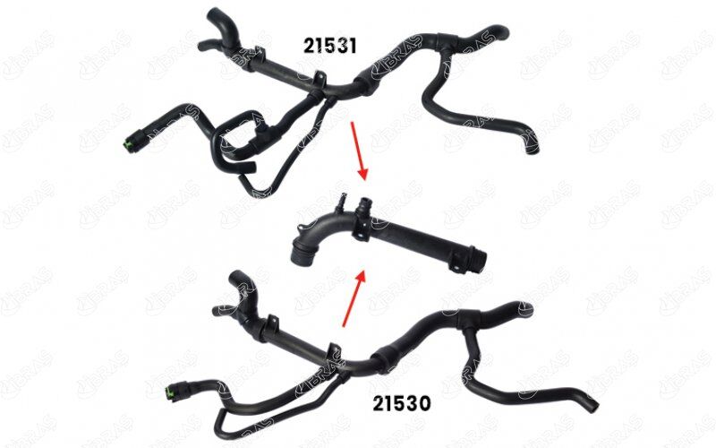 RADYATÖR MOTOR BAGLANTI BORUSU KLİMALI ARAÇLAR İÇİN VECTRA B 1.8 -2.0