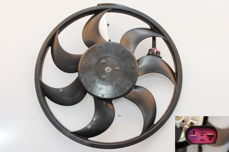 FAN MOTORU SAĞ TOUAREG Q7 CAYENNE BKS BUN BUG CASA CJGD CLZB 2.5 TDİ 3.0 TDİ (KONTROL ÜNİTELİ ve KABLOLU)