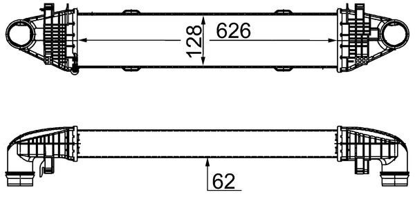 TURBOSARJ RADYATORU MERCEDES W204 S204 C204 W212 C207 R172  A2045000100