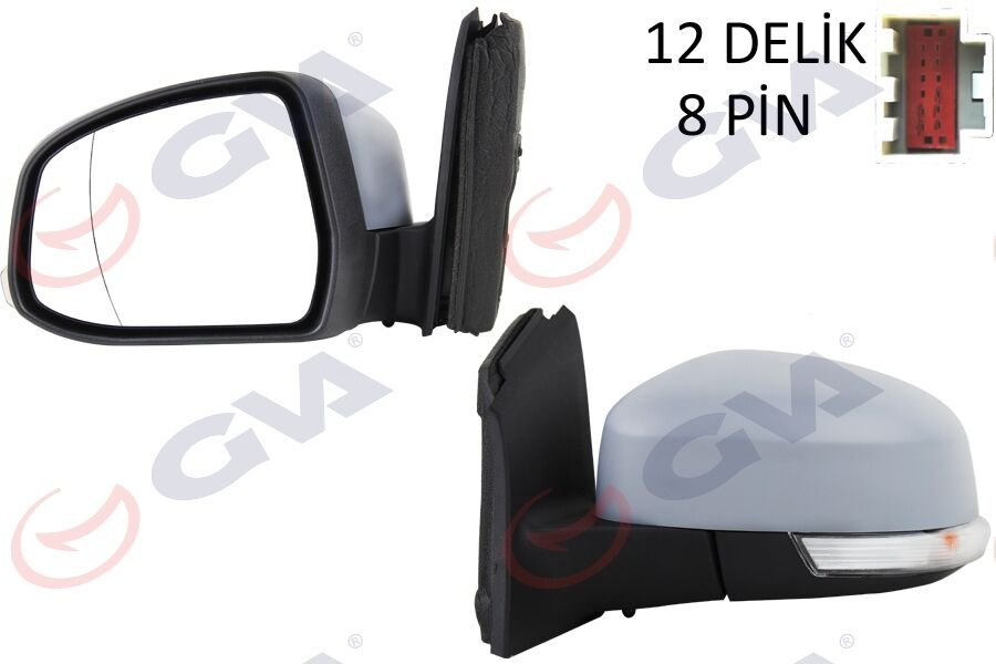 DIŞ DİKİZ AYNASI SOL FOCUS III 11 17 ELEKTRİKLİ ISITMALI SİNYALLİ ASTARLI ASFERİK VM-6322EHPAL  BM5117683JG-1733338