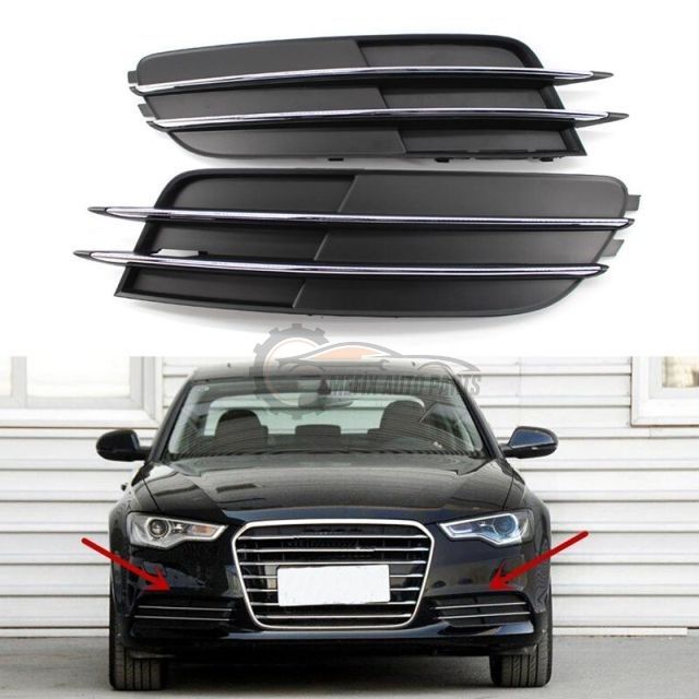 AUDİ - ÖN TAMPON IZGARA SOL ( KROMLU ) SİSSİZ A6 2013- - 4G0807681A