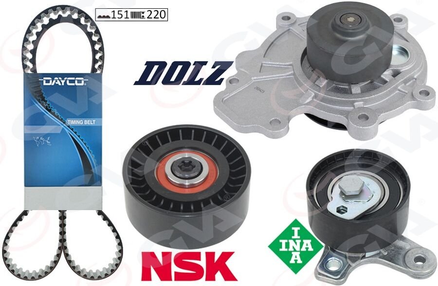 DEVİRDAİMLİ EKSANTRİK GERGİ KİTİ 151x220 ANTARA-CHEVROLET CAPTIVA-CRUZE-LACETTI-NUBIRA 07> 2.0 D-CDI  1629005-95507816-93745178
