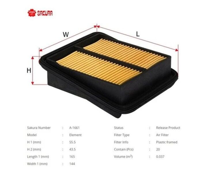 HAVA FİLTRESİ HONDA JAZZ (GD) 1.4 05-08