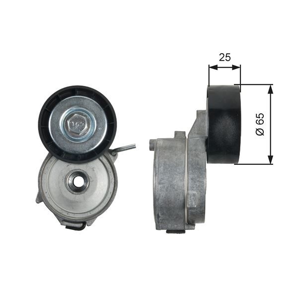 ALTERNATÖR GERGİ RULMANI VOLVO S80 2.0TDİ 08>V70 2.0D-C5 2.2 MONDEO 2.0TDCİ 07> 9653197280-C2Z16647- 1345A034-1613840780-5751F5-5751G0  7G9Q6A228AB-31216514