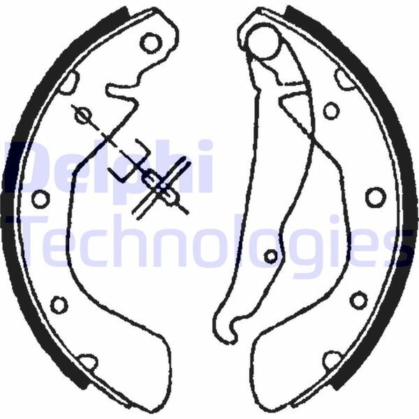 ARKA PABUÇ BALATA CORSA C 00-09 VECTRA A 93-95 ASTRA F 91-98 LACETTI 05 >NUBIRA 03 > 200x46  1605056-1605042-1605953-1605929