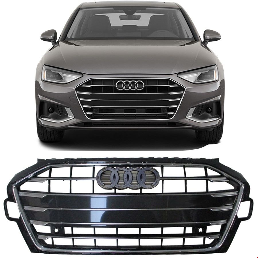 AUDİ - ÖN PANJUR (GRİ) (BÜYÜK PLAKALIK) A4 2020- - 8W0853651S 3HK