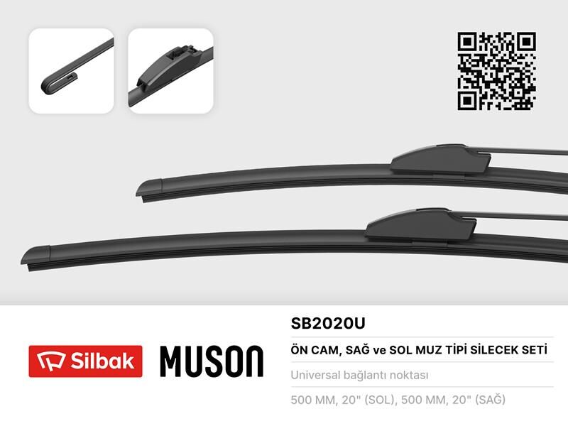 SİLECEK SÜPÜRGESİ 650/580MM MUZ TİPİ MERCEDES GL-CLASS - M-CLASS ML - MERIVA 09/11