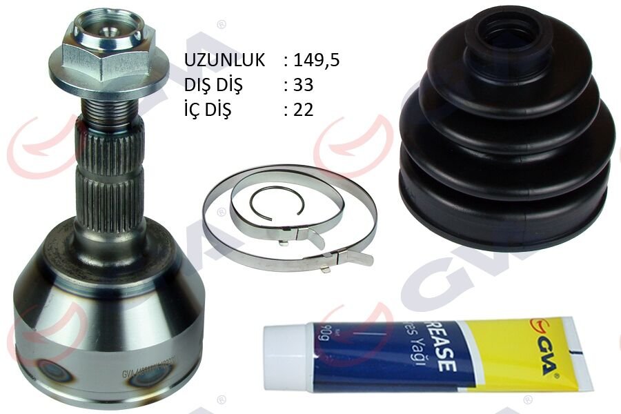 DIŞ AKS KAFASI OPEL ASTRA H 04-10 ZAFIRA B 05>15 1.2-1.4-1.6 16V