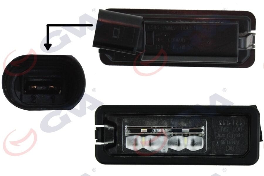 PLAKA LAMBASI LEDLİ VW.SEAT.SKODA.AUDI TÜM MODELLER 2004 >