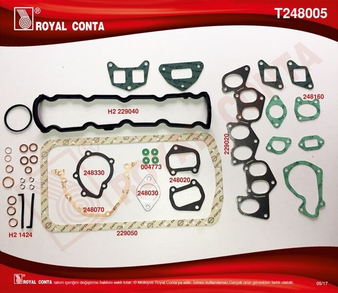 ÜST TAKIM CONTA REINZ KEÇE SUBAP LASTİK MGN II-CLIO III-SCENIC II-III 1.6 16V K4M 110-112-113 HP