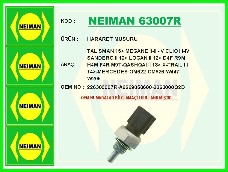 HARARET MUSURU MERCEDES OM622 OM626 W447 W205 . NISSAN QASHQAI II 13> X-TRAIL III 14> RENAULT TALISMAN 15> MEGANE II-III-IV CLIO III-IV SANDERO II 12> LOGAN II 12> D4F R9M H4M F4R M9T