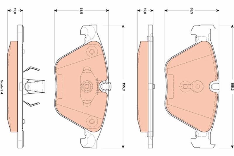 FREN BALATASI ON BMW F10 F11 F12 F13 F06 530