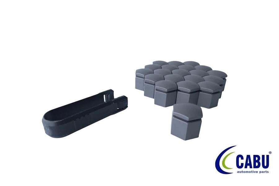 BİJON KAPAĞI KÖMÜR METALİK 19X24mm ASTRA J - K. INSIGNIA B. MOKKA 20 ADET 220644  13450275-1008035