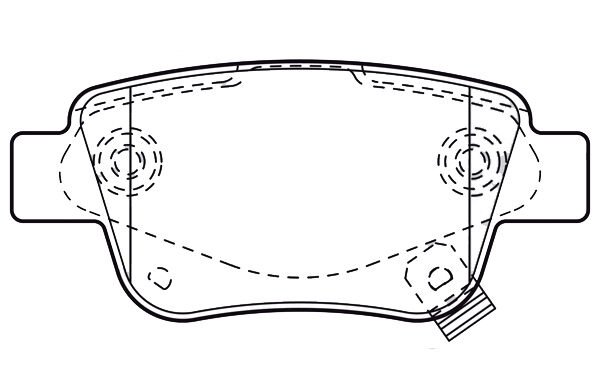 ÖN FREN BALATA HYUNDAI H-1 2.5L D4CB CRDi 140hp 06-> / KIA CARNIVAL 2.7L 2.9L 06->