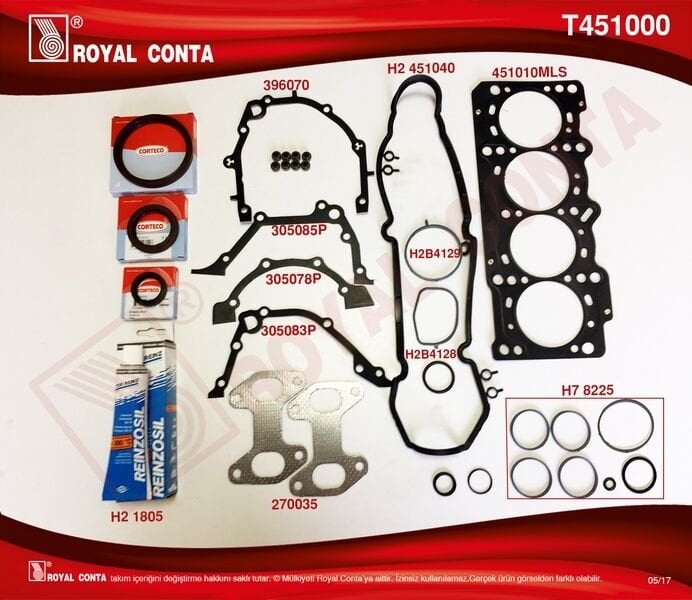 TAKIM CONTA PALIO-ALBEA-PUNTO-LINEA 1.4 8V 77 HP