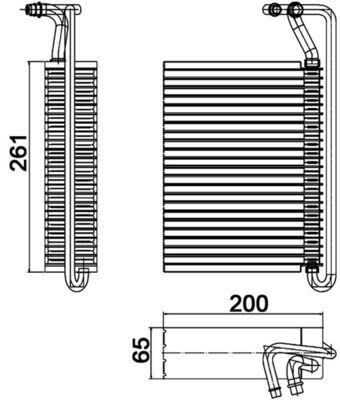 EVAPORATOR BMW E46 E83