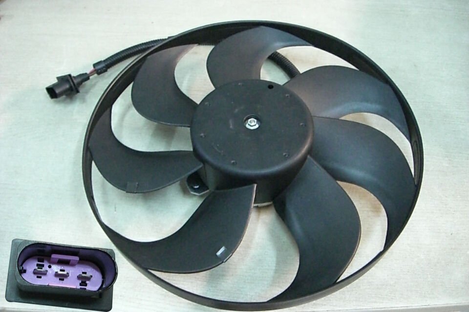 FAN MOTORU POLO CORDOBA FABİA AMF AHW 1.4 16V 1.4 TDİ 390MM (REZİSTANSLI ve KABLOLU)