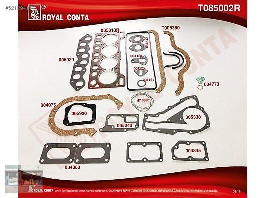 MANİFOLD CONTA STANDART R12 1300/1400 1.6 MM  7700500971