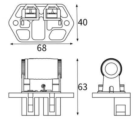 KALORİFER REZİSTANSI BOXER III-JUMPER III 2.2 HDI-3.0 HDI-DUCATO III 2.2 JTD-3.00 JTD-KARSAN JEST 10