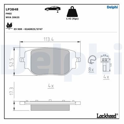 ARKA FREN BALATASI OTOMATİK EL FRENİ ZAFIRA LIFE 19> VIVARO C 19> JUMPY III 16> EXPERT 16> TOYOTA PROACE 16> 294 mm  1673597480-155253722-SU001B2799