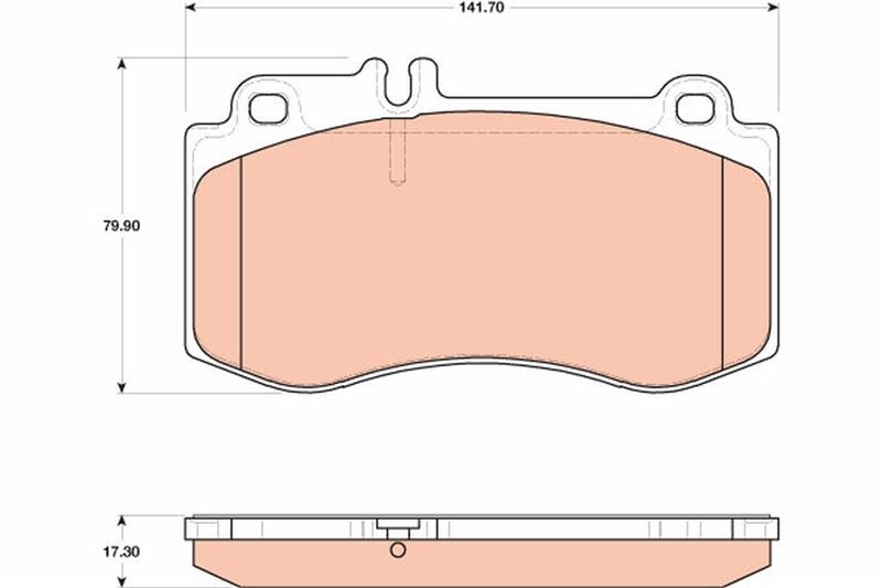 FREN BALATASI ON MERCEDES C218 X218 W212 S212