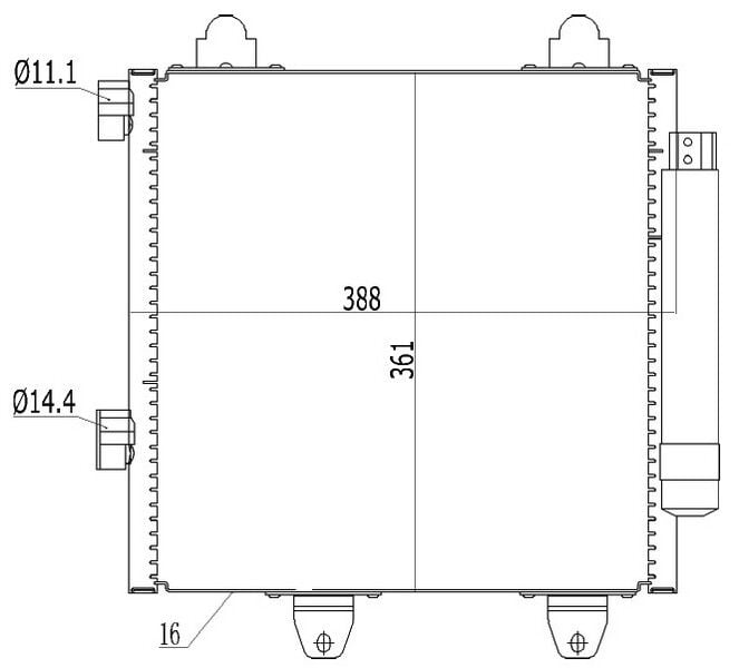KALORİFER RADYATÖRÜ BRAZİNG ASTRA G-ZAFIRA KARE 175x200x32