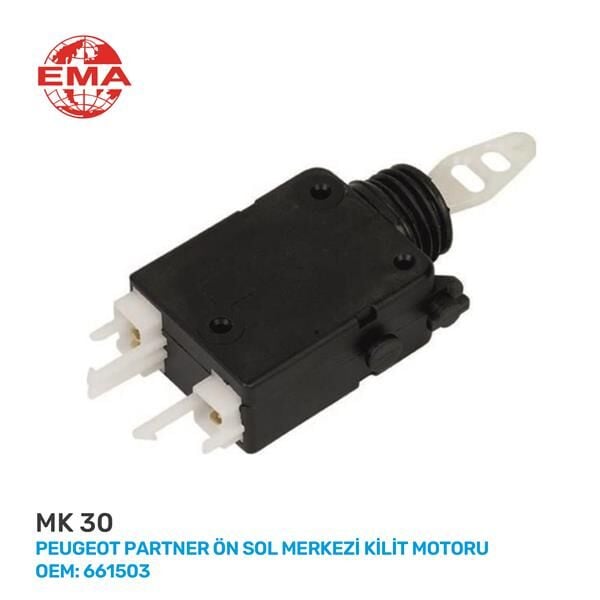 ÖN SOL MERKEZİ KİLİT MOTORU PEUGEOT PARTNER  6615.03