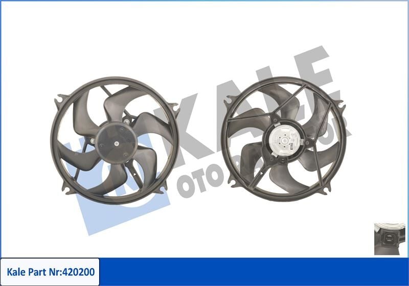 FAN MOTORU PEUGEOT P406 98>04 280W-385mm