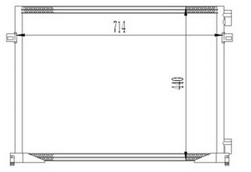 KLİMA KONDENSERİ RADYATÖRÜ PEUGEOT P508 10> CITROEN C5 10> 1.6 HDI DV6 THP-VTI EP6 OTO.-MEK.