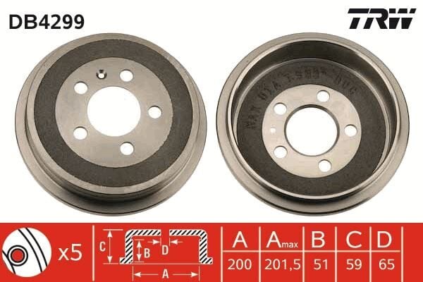 ON FREN DISK AYNASI HAVALI VOLVO S60 II 10>15 S80 II 06> V60 I 11>15 V70 III 07>15 XC70 II 09>15 336cm CAP  30769057-30736313