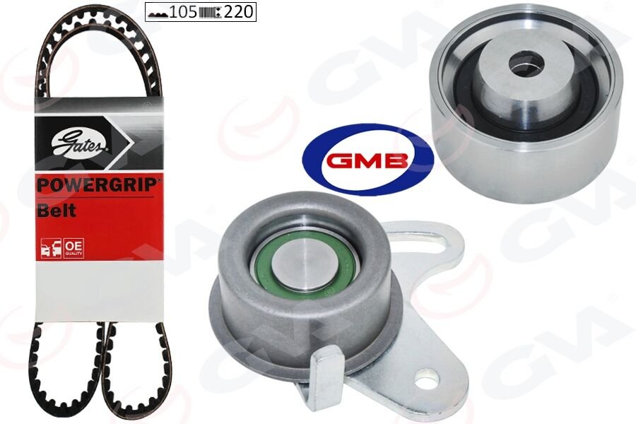 TRİGER KAYIŞ SETİ HYUNDAI ACCENT ADMIRE ERA 1.5L G4EB 01-> 1.4L 1.6L G4ED G4EE 01-10 / GETZ 1.4L 06-10 / MATRIX ELANTRA 1.6L 01-06 / KIA RIO 1.4L 1.6L 06-10 / CERATO 1.6L 04-07 1 KAYIŞ 2 RULMAN