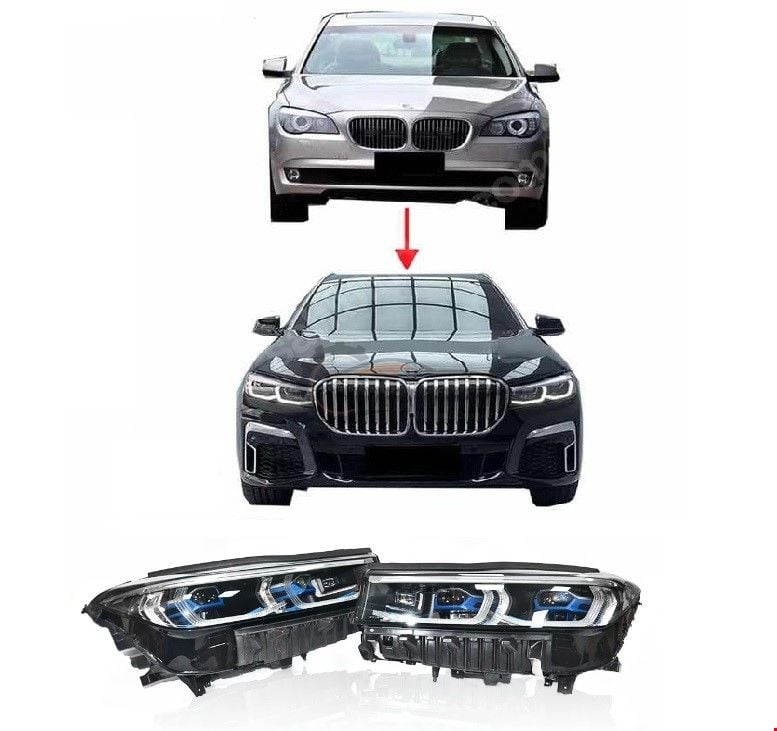 BMW - F01/F02 2009- İÇİN G11/G12 2019- LAZER FAR SETİ  - 