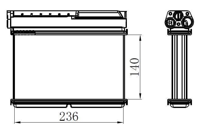 RADYATÖR R19 1.4 GTD-1.6 KARBÜRATÖRLÜ