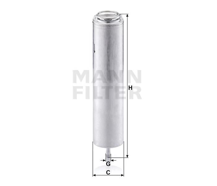 YAKIT FILTRESI BMW M47 N47 M57 N57 E81 E82 E87 E88 E60 E61 F07 F10 F06 E65 E66 F01 E70 F15 E71 F16  13327822499
