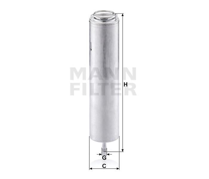 YAKIT FILTRESI BMW M47 N47 M57 N57 E81 E82 E87 E88 E60 E61 F07 F10 F06 E65 E66 F01 E70 F15 E71 F16  13327822499