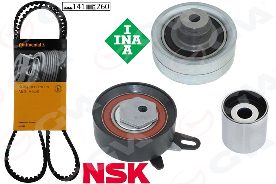 TRİGER SETİ 141x26 CRAFTER 2.5TDI BJK-BJL-BJM K015661XS