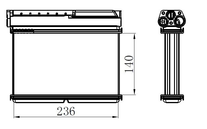 KLİMA KONDENSERİ RADYATÖRÜ ASTRA J-ZAFIRA C-CRUZE 1.3-1.4-1.6-1.7-1.8