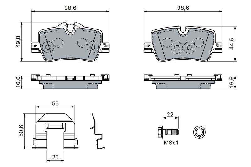 FREN BALATASI ARKA MERCEDES VITO W638 96>03