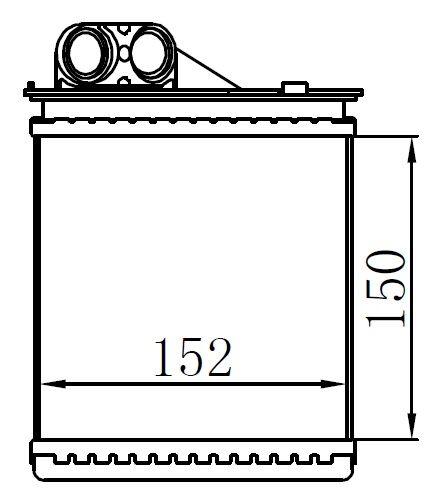MOTOR SU RADYATÖRÜ RENAULT MEGANE II 02> SCENIC 03> 1.5-1.9DCİ/1.4-1.6-2.0 16V AC KLİMASIZ MEK 585x428x32